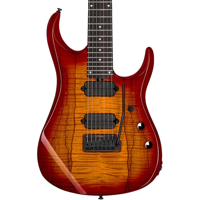 Sterling by Music Man JP15 7 Dimarzio – Blood Orange Burst