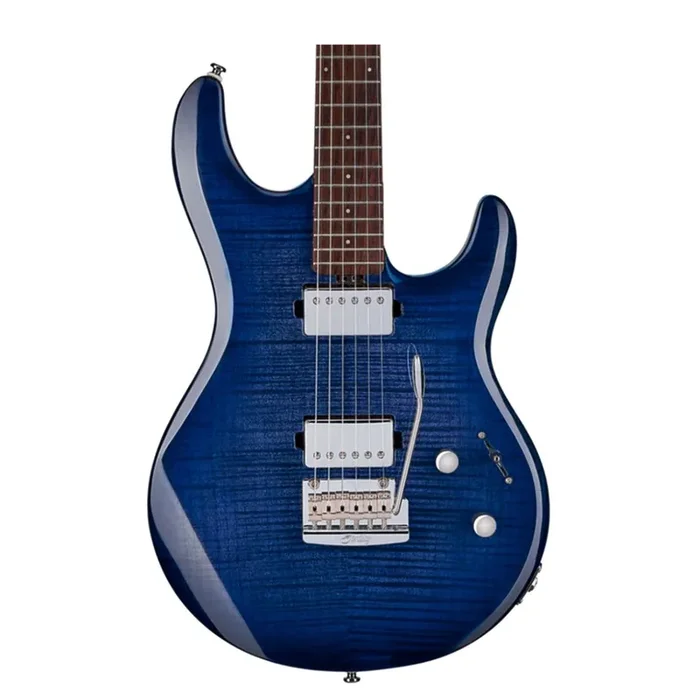 Sterling by Music Man Luke Flame Top – Blueberry Burst