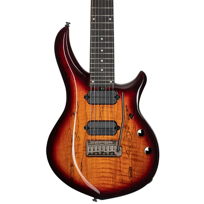 Sterling by Music Man Majesty 7 Dimarzio – Blood Orange Burst
