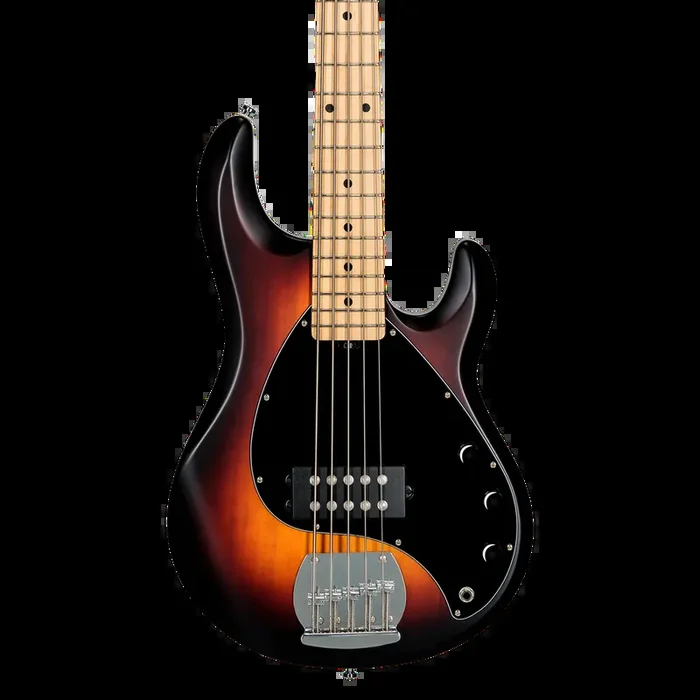 Sterling by Music Man SUB Stingray RAY5 5-String – Vintage Sunburst Satin w/ Maple