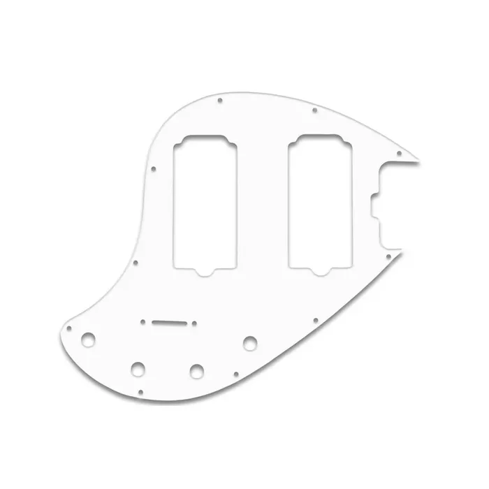 Sting Ray 5 Double Humbucker – Thin Shiny White .060″ / 1.52mm Thickness, No Bevelled Edge