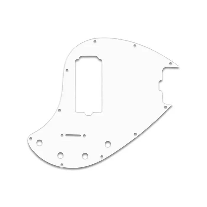 Sting Ray 5 String Bass Modern/Current Version – Thin Shiny White .060″ / 1.52mm Thickness, No Bevelled Edge