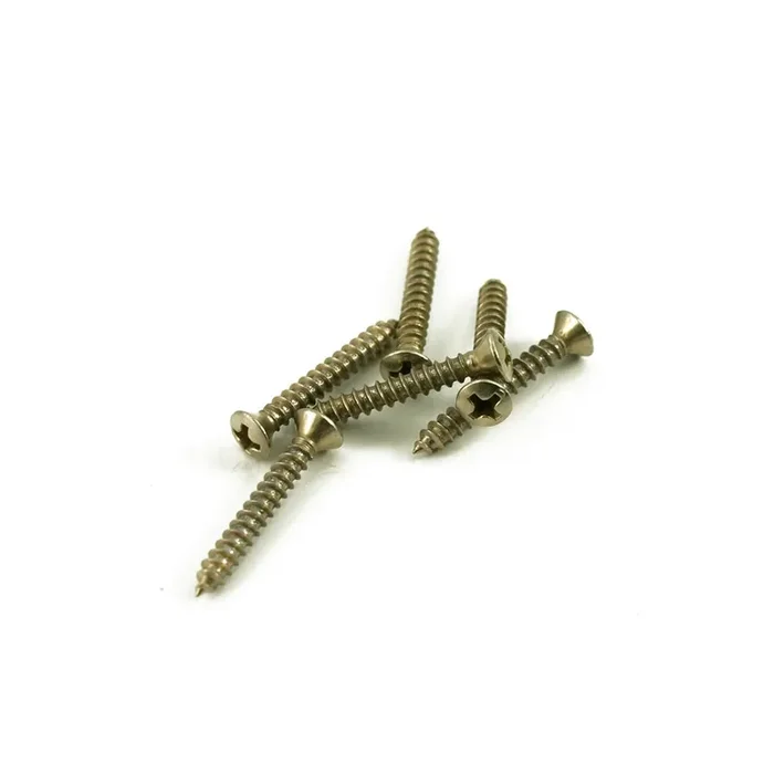 Strap Button Screw Nickel (Bag of 6)