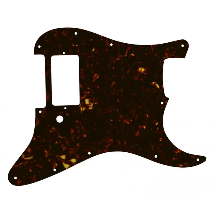 Strat 1 Humbucker Only – Dark Brown Celluloid Tortoiseshell White/Black/White 4 ply Lamination