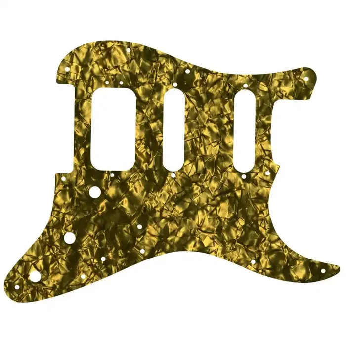 Strat American Deluxe – Gold Pearl Black/White/Black Lamination