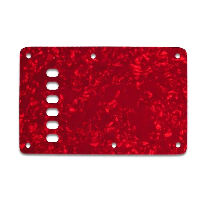 Strat Backplate Vintage – Red Pearl White/Black/White 3 ply Lamination