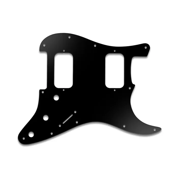 Strat Big Apple/U.S. Dbl. Fat – Matte Black .090″ / 2.29mm thick, with bevelled edge.