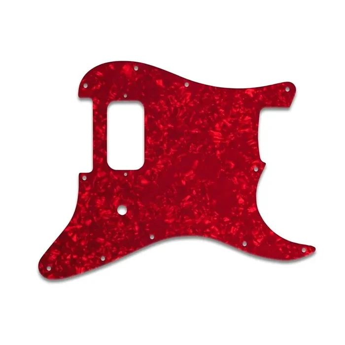 Strat Tom Delonge – Red Pearl White/Black/White 3 ply Lamination