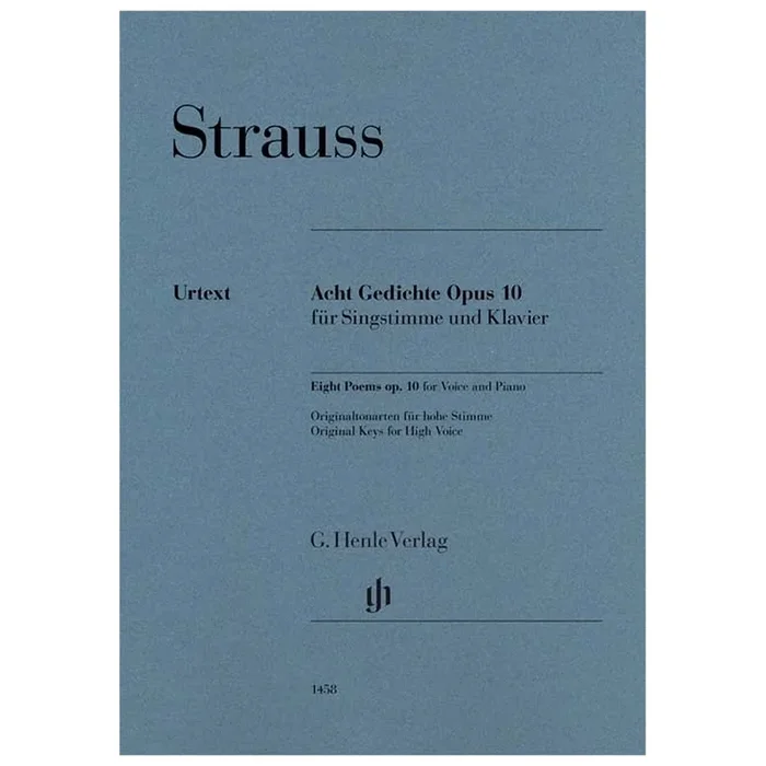 Strauss, Richard – Eight Poems op. 10 op. 10