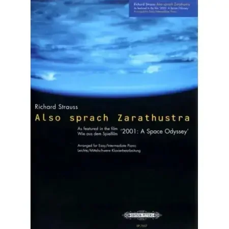 Strauss, Richard Also Sprach…. arr. easy piano