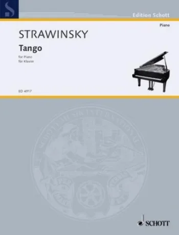 Stravinsky : Tango: Piano (Schott)