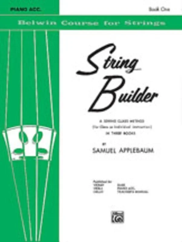 String Builder Book 1 Piano Accomp (Softcover Book)