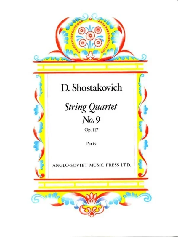String Quartet No 9 Op 117 E Flat Major Book