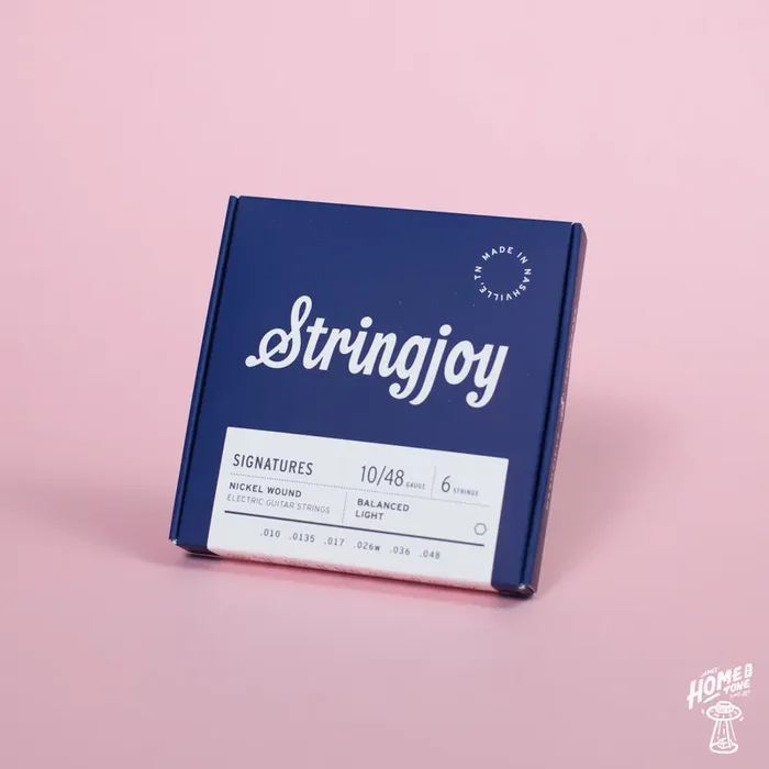Stringjoy – Signatures – Nickel Wound Electric Guitar Strings – Balanced Light 10-48