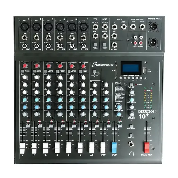 Studiomaster Club XS10+ 10 Input Mixer