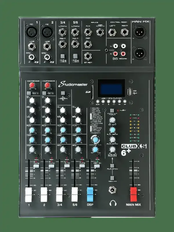Studiomaster Club XS6+ 6 Input Mixer