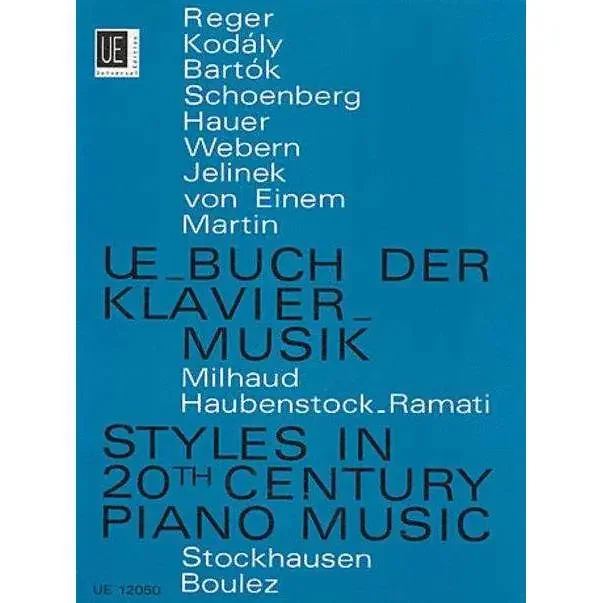 Styles in 20th Century Piano Music