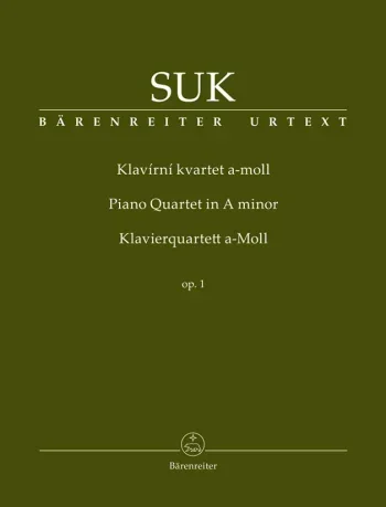 Suk : Piano Quartet in A minor, Op.1 (Urtext). : Mixed Ensemble: (Barenreiter)