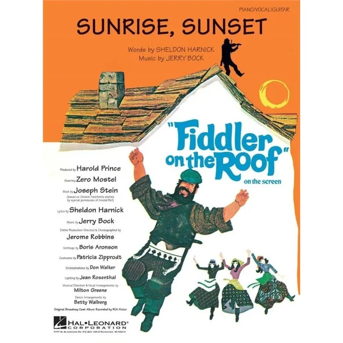 Sunrise, Sunset (from Fiddler on the Roof)