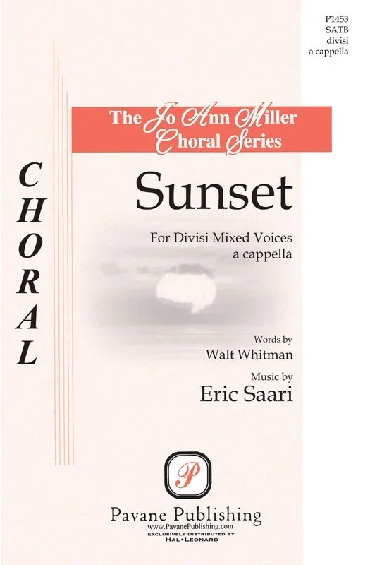 Sunset SATB Book