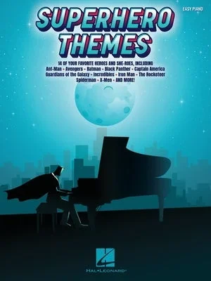 Superhero Themes for Easy Piano