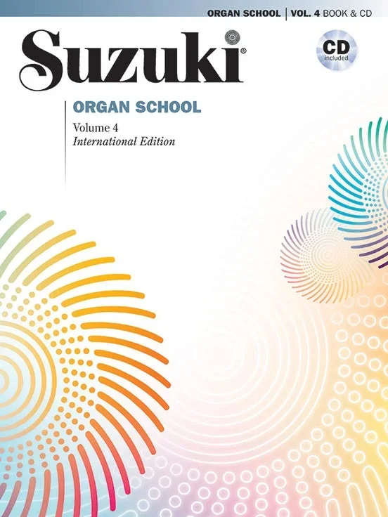 Suzuki Organ School, Volume 4, Book & CD