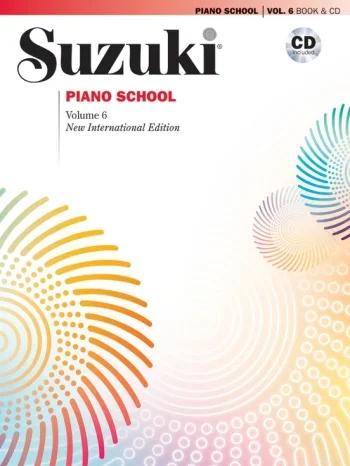 Suzuki Piano School Vol.6 Piano Book & Cd (International Edition)