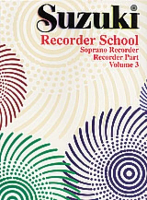 Suzuki Soprano Recorder Book 3 Rec Pt (Softcover Book)