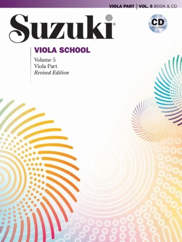 Suzuki Viola School Vol 5 Viola Part Softcover Book/CD