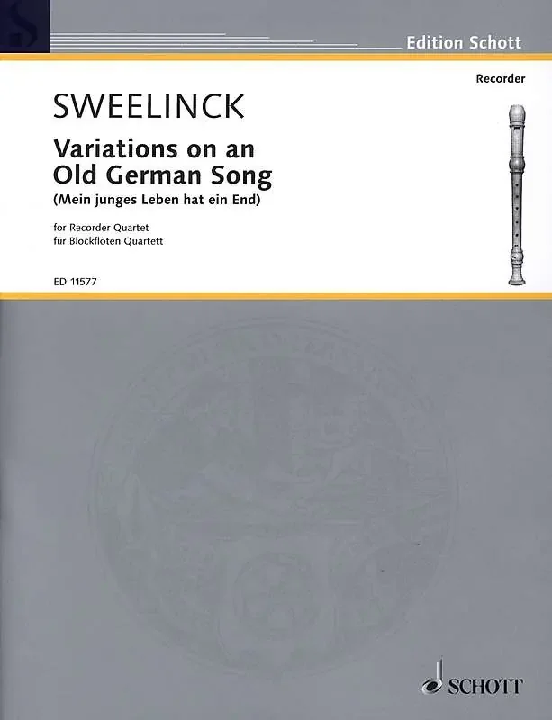 Sweelinck Variations on an Old German Song for Recorder Quartet