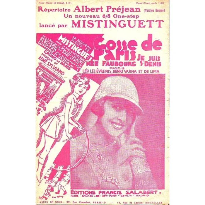 Sylviano, René – Gosse De Paris Varioustes (Cht-Pno