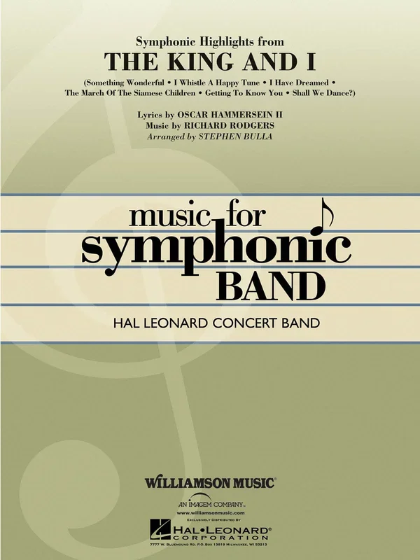 Symphonic Highlights from The King and I: Concert Band