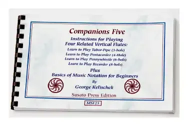 Tabor Pipe in C Instruction Book – Companions Five by Susato