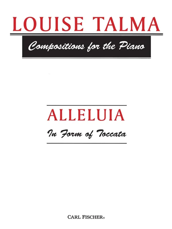 Talma: Alleluia in Form of Toccata