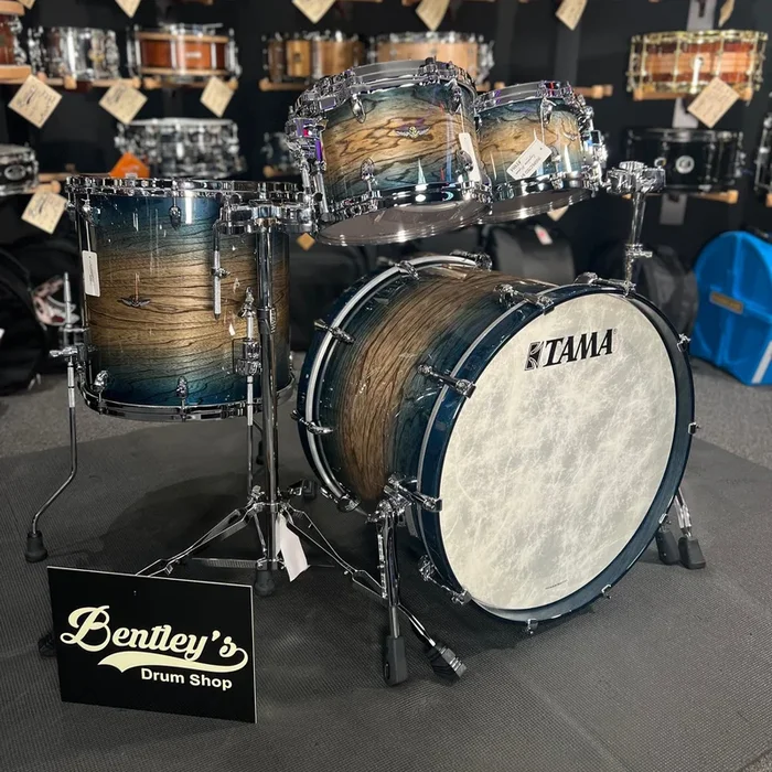 TAMA STAR Walnut 10/12/16/22 ” Drum Set Kit in Indigo Japanese Sen Burst *IN STOCK*