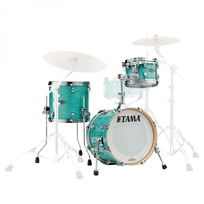 Tama Starclassic 16 ” Walnut/Birch 3pc Shell Pack Surf Green Silk WBR36RS-SGS (New In Stock Item)