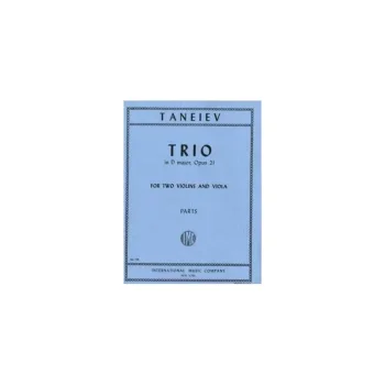Tanejew : String Trio Re Op. 21 2 Violins And Piano