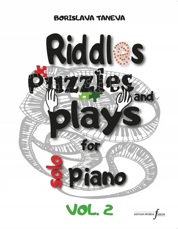 Taneva – Riddles Puzzles And Plays Vol 2 For Piano Softcover Book (Piano)