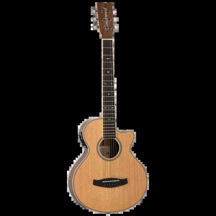 Tanglewood TRTCEBW Reunion Australian Red Cedar Top Traveller Folk C/E with Black Walnut B/S