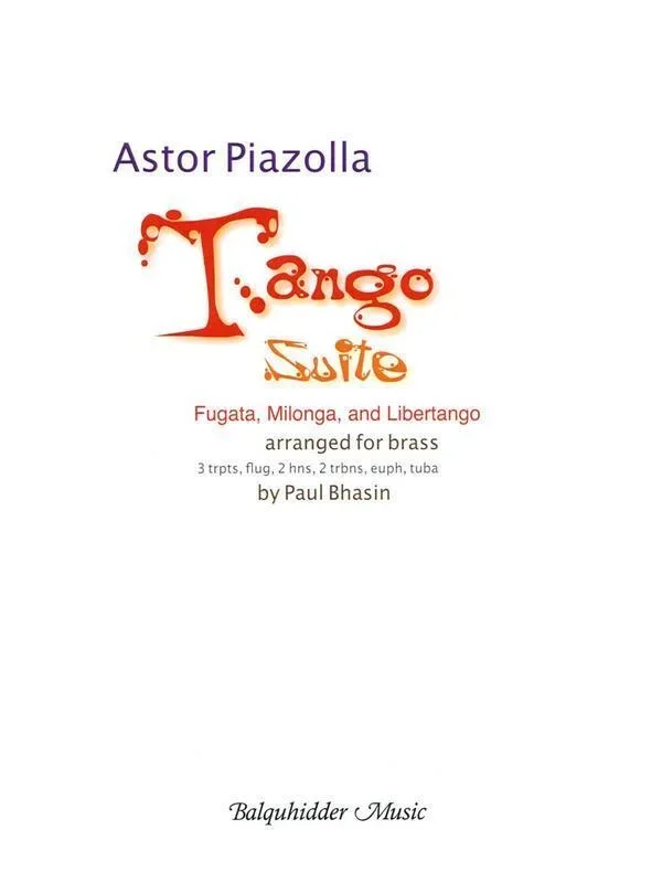 Tango Suite Arr Bhasin Brass Ensemble Book