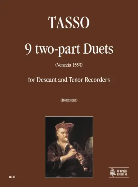 Tasso 9 Duets for Descant and Tenor Recorders