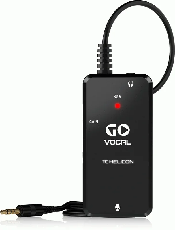 TC Helicon Go Vocal Microphone Preamp