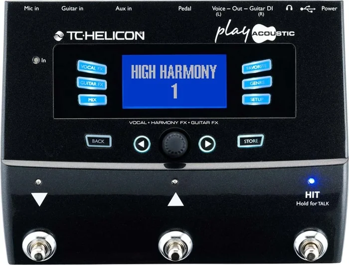 TC Helicon Play Acoustic with BodyRez and DI