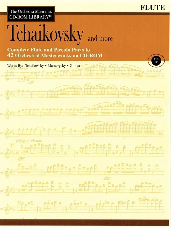 Tchaikovsky And More CD Rom Lib Flute V4 (CD-Rom Only)