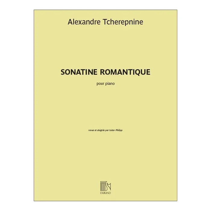 Tcherepnin, Alexander – Sonatine Romantique Op 4 Piano