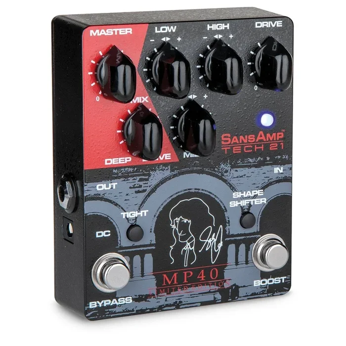 TECH 21 Geddy Lee MP40 Limited Edition Signature SansAmp Pedal ‘Moving Pictures’