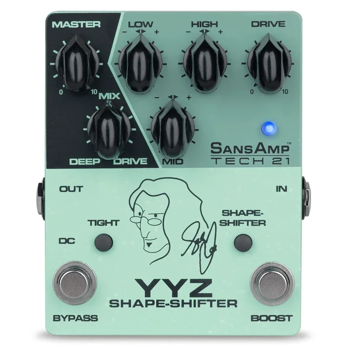 Tech 21 Sansamp YYZ Shape Shifter Geddy Lee Signature Pedal
