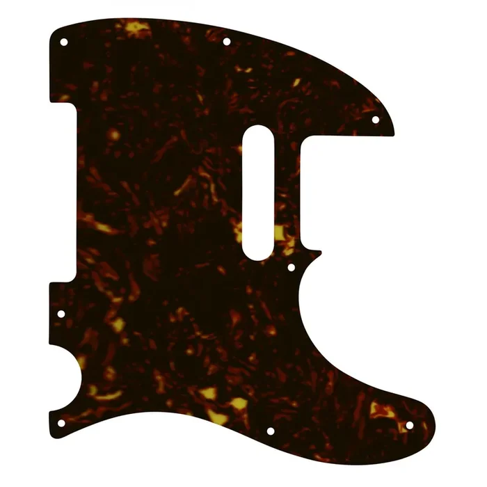 Tele – Dark Brown Celluloid Tortoiseshell White/Black/White 4 ply Lamination