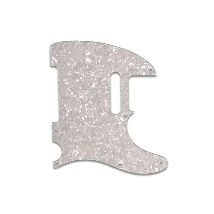 Tele – White Pearl White/Black/White 3 ply lamination