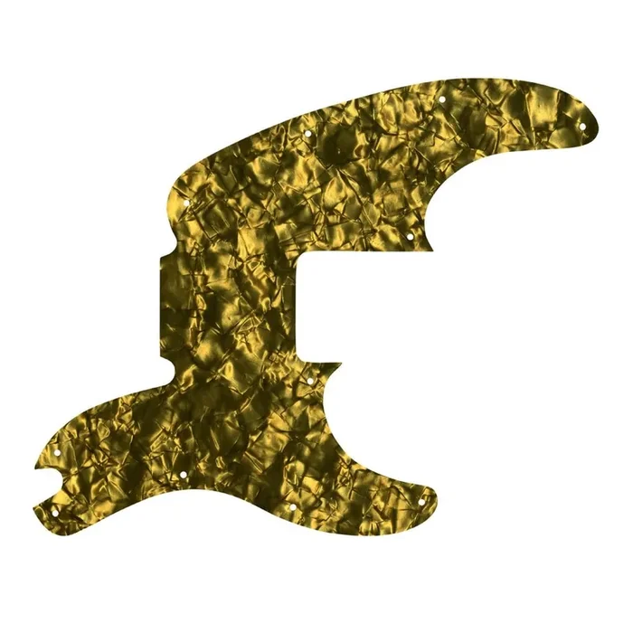 Tele Bass – Gold Pearl Black/White/Black 4 ply Lamination